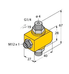 Inline-Sensor FCI-D04A4P-NA-H1141