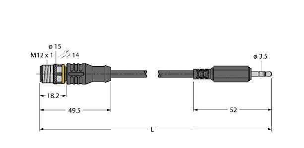 Kabelsatz Anschluss IOL-COM/3M Kabelsatz Anschluss IOL-COM/3M