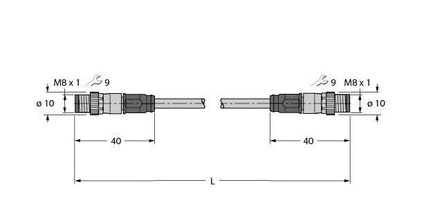Leitung für Industrial PSGS4MPSGS4M44140.8M