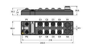 Multiprotokoll-I/O-Modul TBEN-LG-16DIP