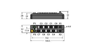Multiprotokoll-I/O-Modul TBEN-S1-4DIP-4DOP