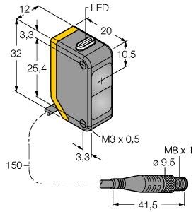 Opto Sensor Q20PFF150Q