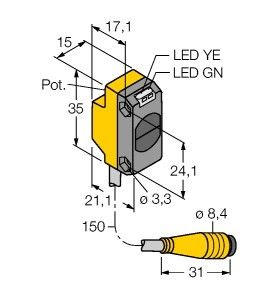 Opto-Sensor QS186EBQ