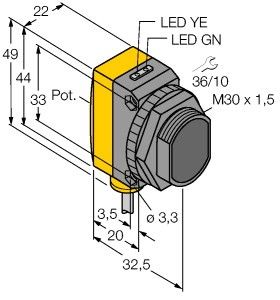 Opto Sensor QS30LPQPMA
