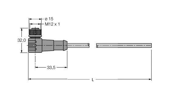 PROFIBUS-Leitung WKSW451-10M