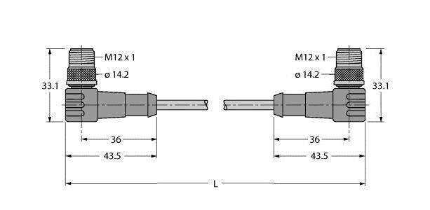 PUR-Kabelmantel WSC-WSC5701-0.5M