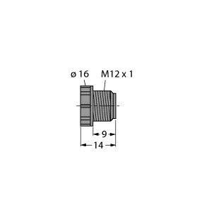 Schraubstopfen VS-M12-BK Schraubstopfen VS-M12-BK