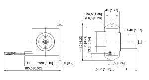 Seilzuggeber DW3000-110-PA-H1141