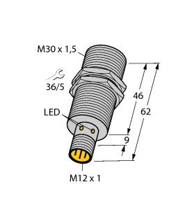 Sensor Bi15-M30-VP6X-H1141
