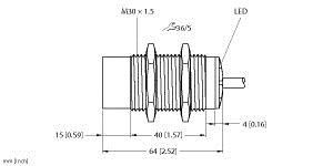 Sensor NI15-M30-ADZ3X 7M