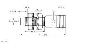 Sensor NI3-EG08K-AN6X-H1341
