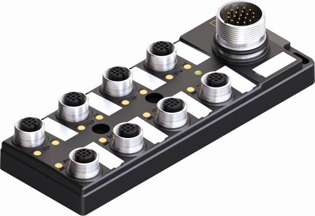 Verteiler passiv TB-.8M12-4P2-CS12T