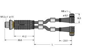 Zweifachverteiler VBRS4.42PKW3M5/5/TEL