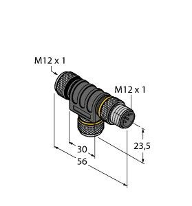 Zweifachverteiler VT2-FKM8-FKM8-FSM8