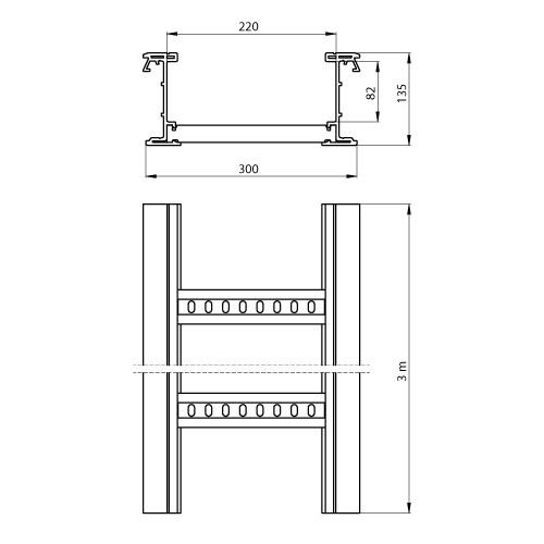 Kabelleiter isolierend 67320-04