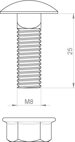 Schraube DIN 603 66839-A4