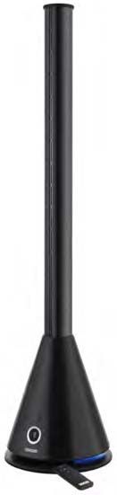 Turmventilator 86865 Black Tower