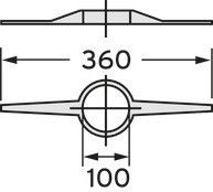 Abstandshalter Schacht 0020052281 (VE7)