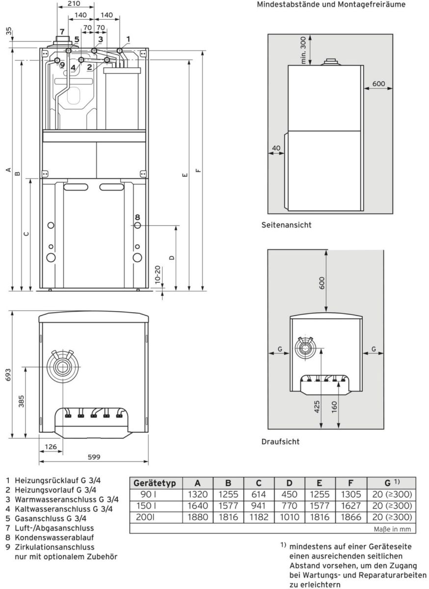 Kompaktgerät Brennwert VSC 266/4-5 200 E