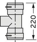 Set 7 T-Stück DN100 0020016409