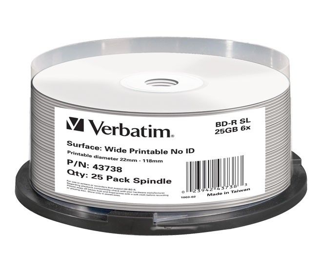 BD-R 25GB/1-6x 43738 BD-R 25GB/1-6x 43738