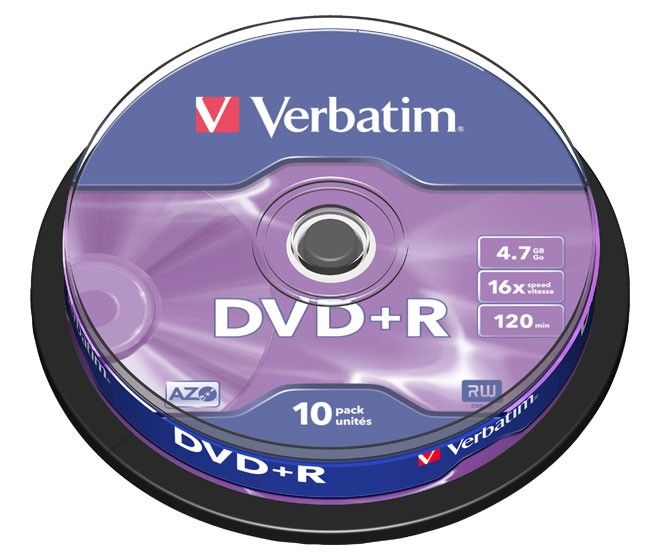 DVD+R 4.7GB/120Min/16x 43498 (VE10) DVD+R 4.7GB/120Min/16x 43498 (VE10)