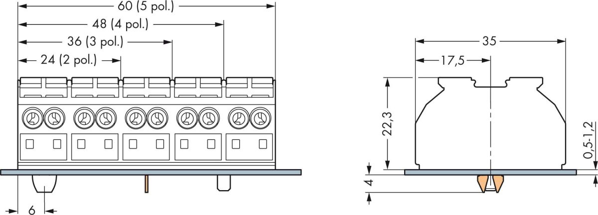 4L-Gerätanschlussklemme 862-652