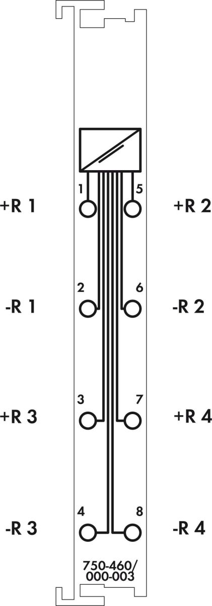 Analog Eingangsklemme 750-460/000-003