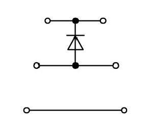 Dreistock-Diodenklemme 2002-3211/1000-410