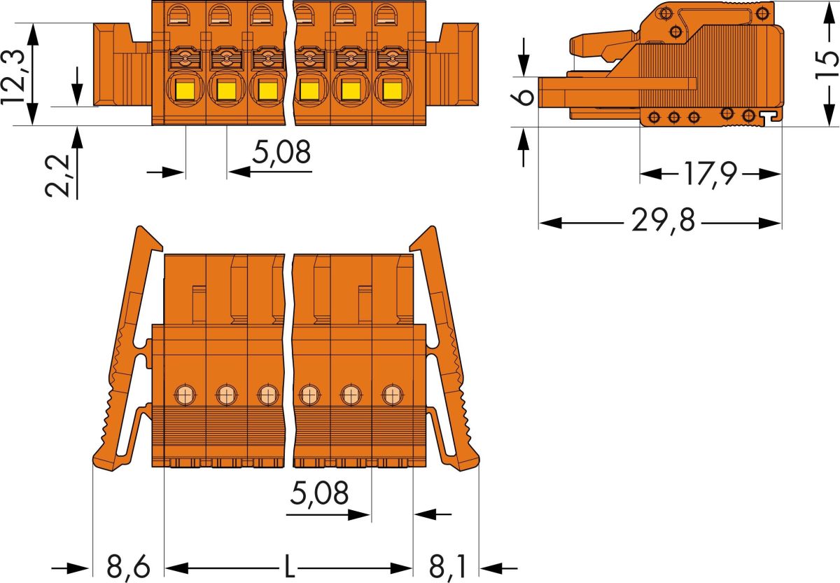 Federleiste 2231-315/037-000