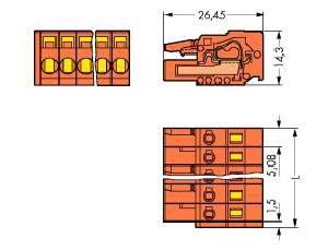 Federleiste 231-302/026-000