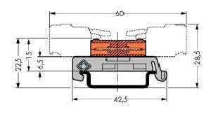 Federleiste 232-554/007-000