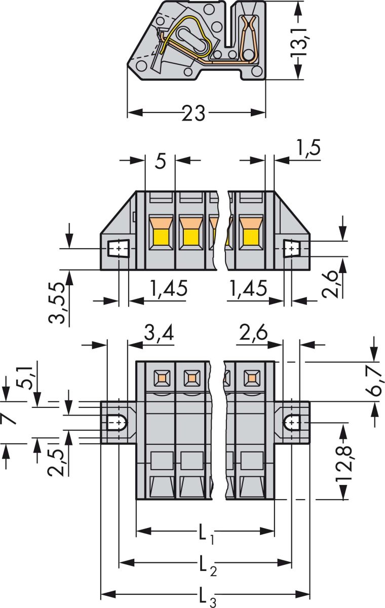 Federleiste 731-513/031-000