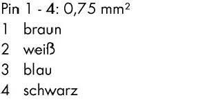 Power Kabel 756-3105/040-050