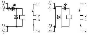 Relaisstecker mit 1 Ar DC 286-320