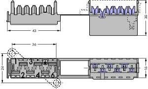 Schachtsteckverbinder 730-106