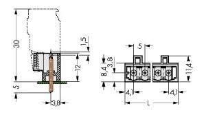 Stiftleiste 721-174/001-000