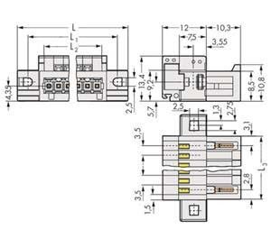Stiftleiste 734-306/019-000