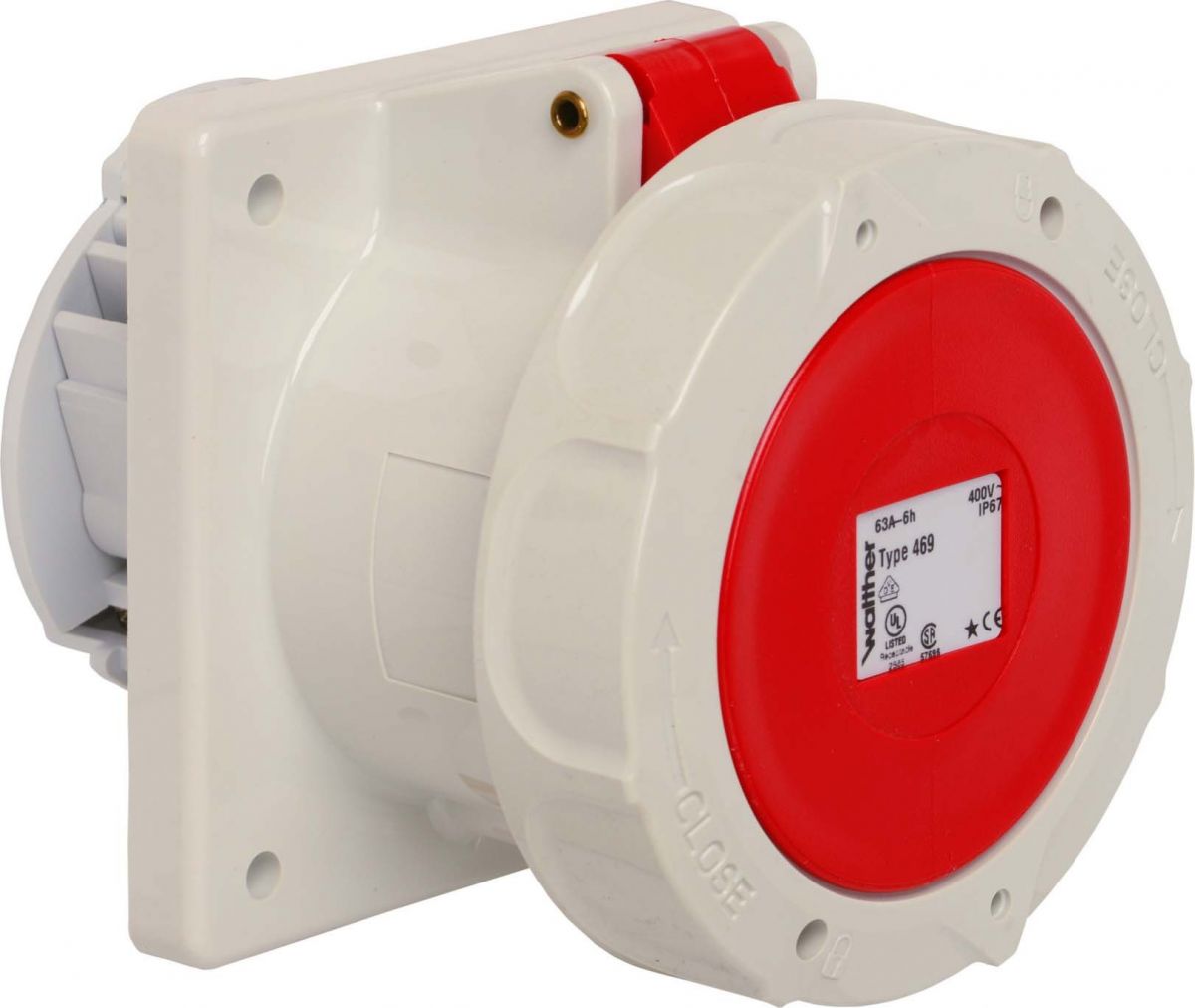 Anbaudose gerade 63A 469