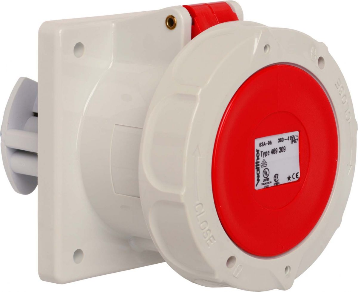 Anbaudose gerade 63A 469309