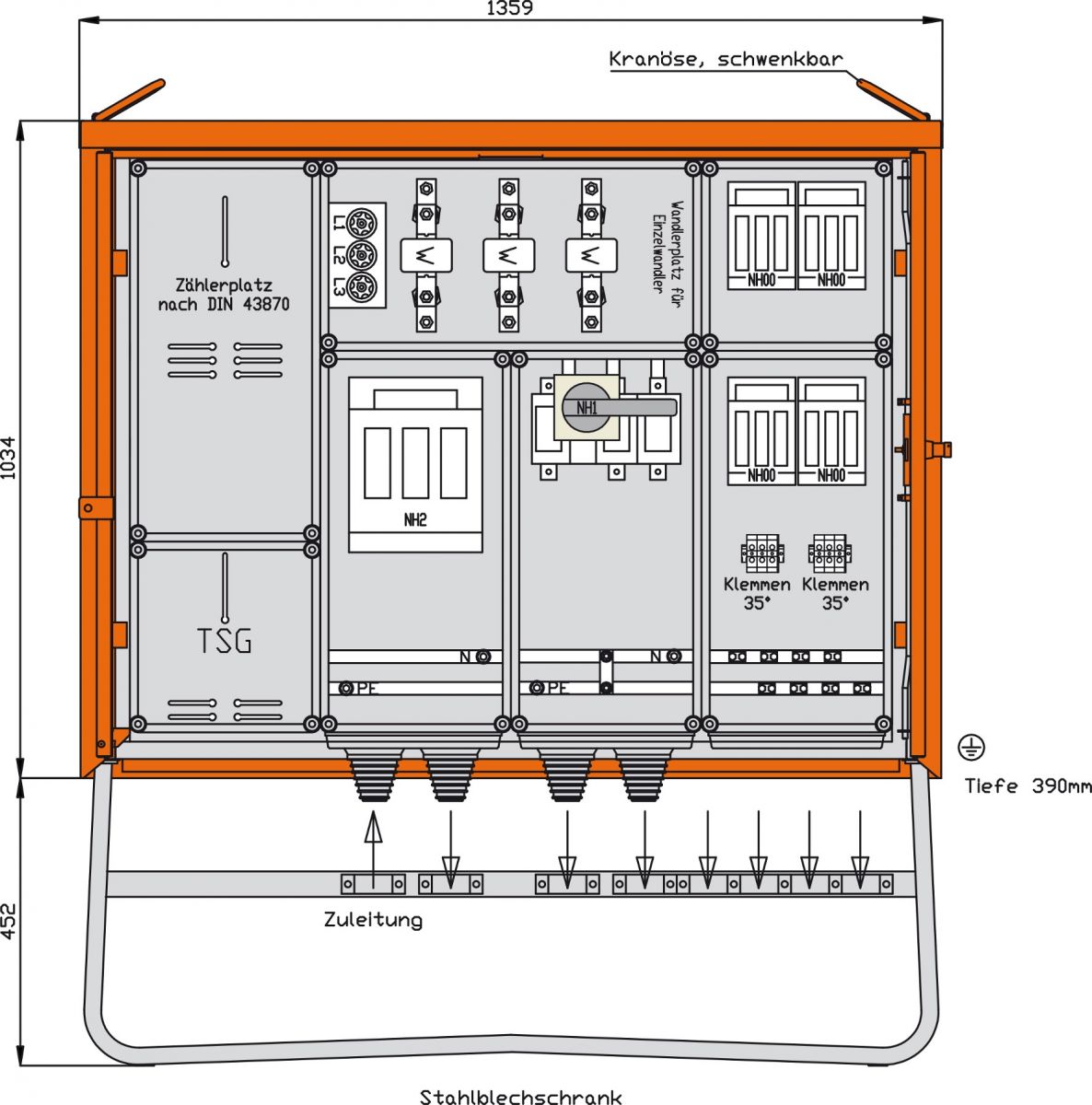 Anschlussschrank WA0040TSG