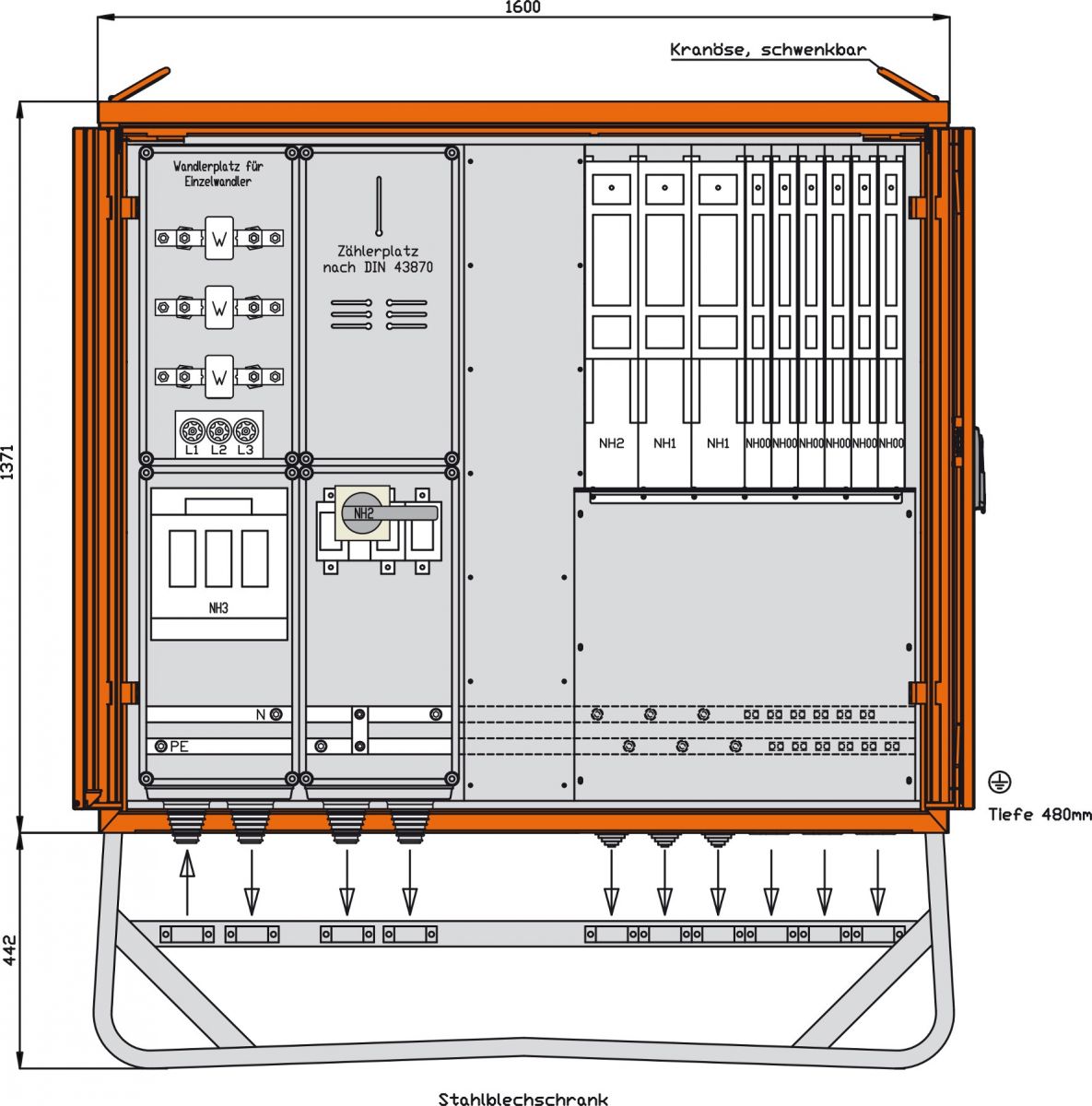 Anschlussschrank WA0055