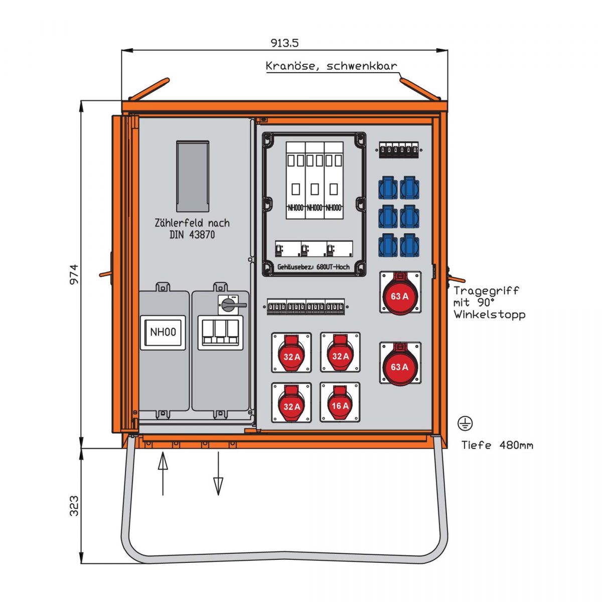 Anschlussverteilerschrank WAV0241R1