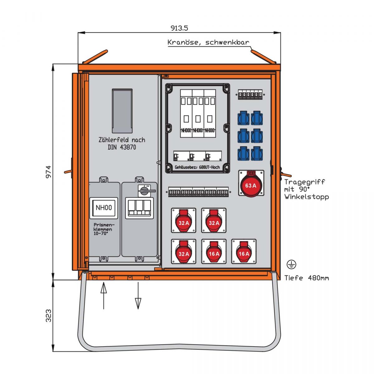 Anschlussverteilerschrank WAV0251R1