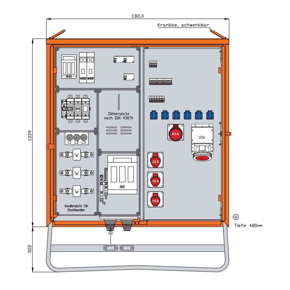 Anschlussverteilerschrank WAV0267R1