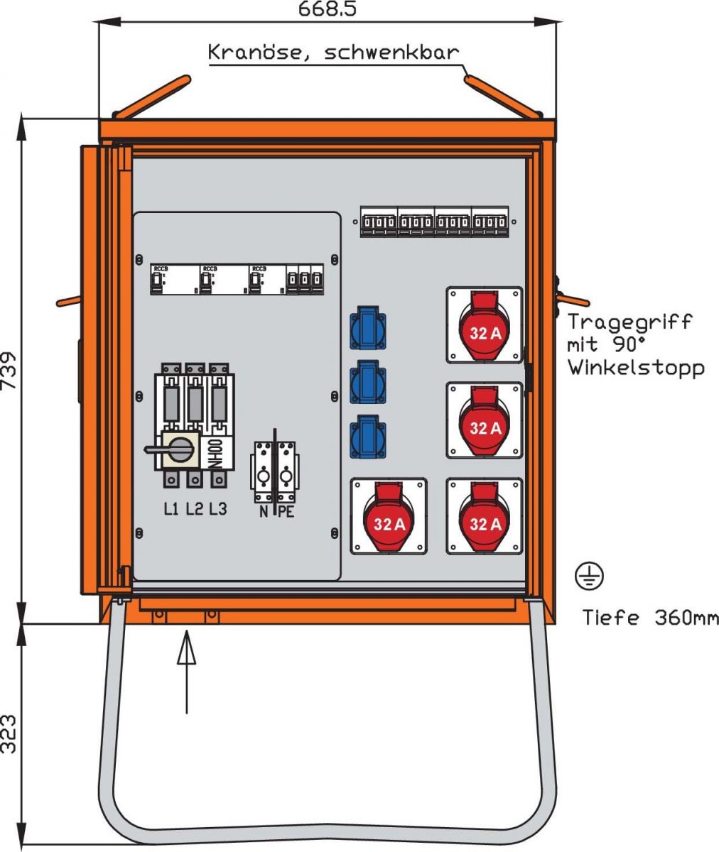 Verteilerschrank WV0316CR1