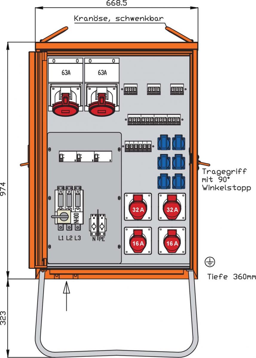 Verteilerschrank WV0434R1