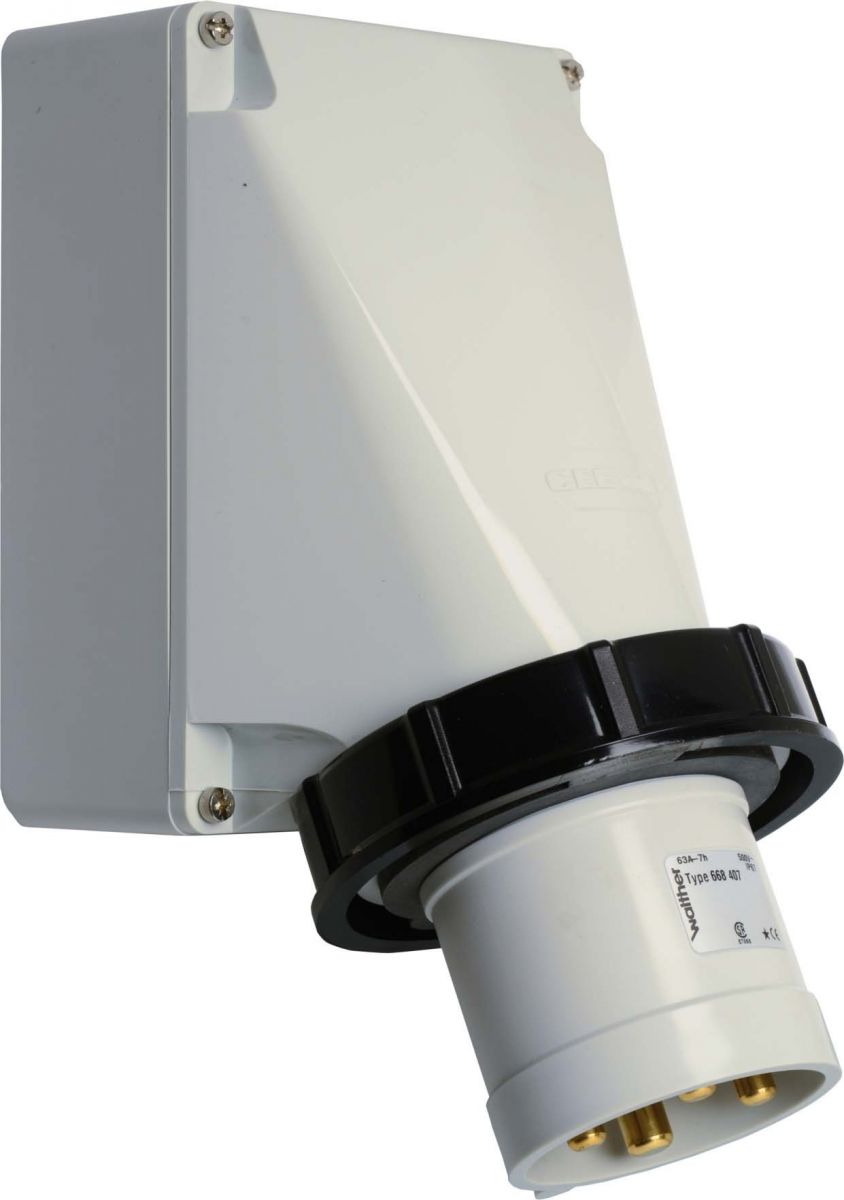 Wandgerätestecker 63A 668407