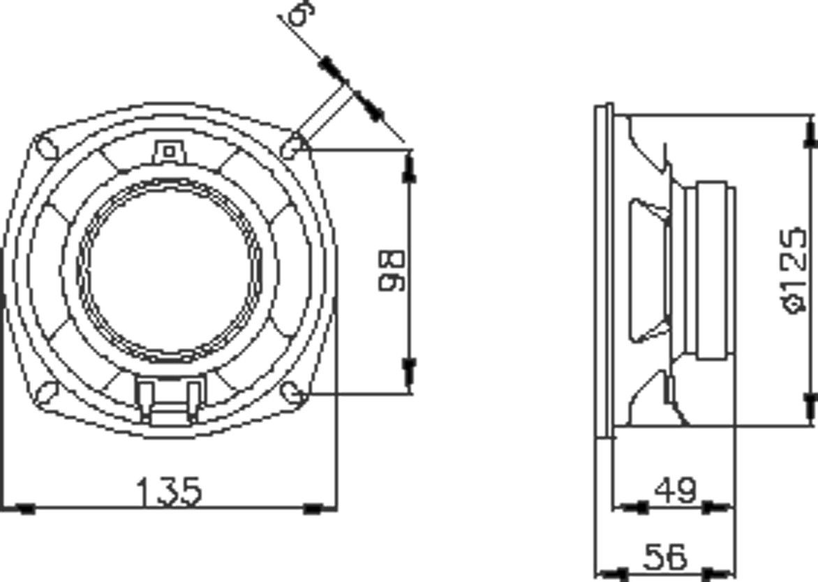 Lautsprecher-Chassis PM135-8