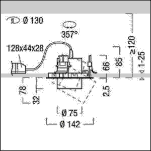 LED-Einbaustrahler VIV2-R S 2 #60715517